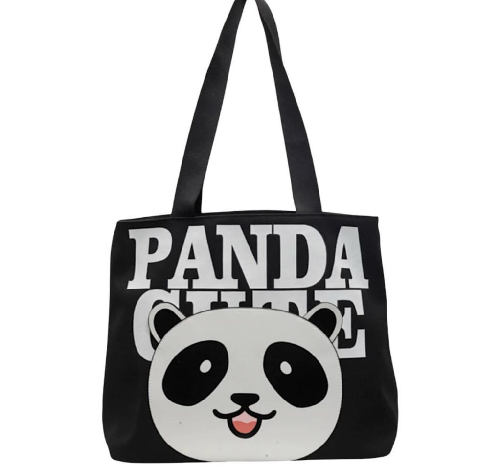 Bolso Mano Panda negro