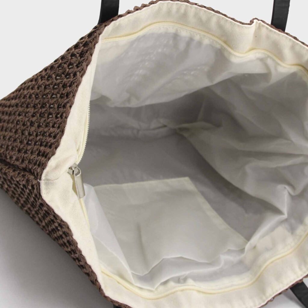 Bolso Rafia Taupe