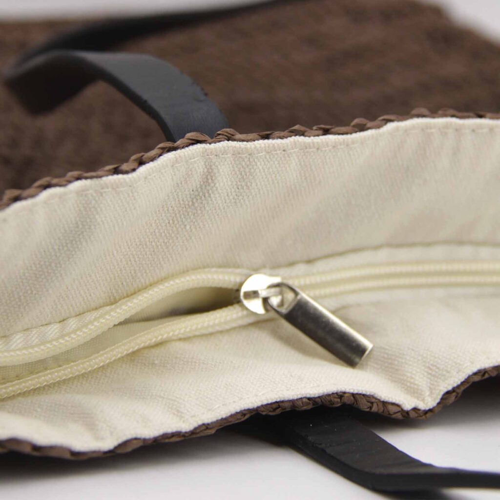 Bolso Rafia Taupe