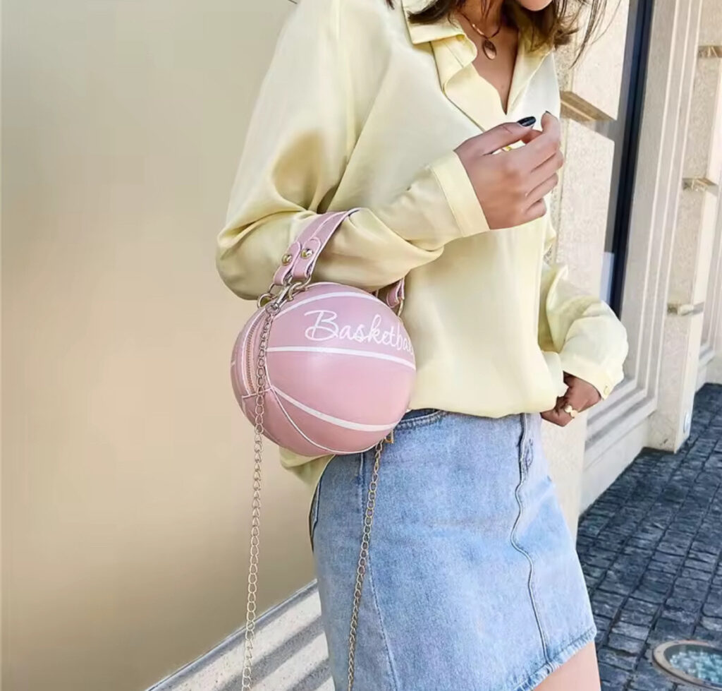 Cartera Basketball Rosa