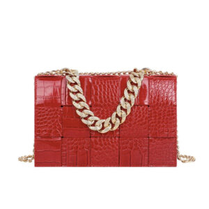 Cartera Cadena Burdeo