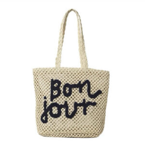 Bolso Mimbre Bon Jour